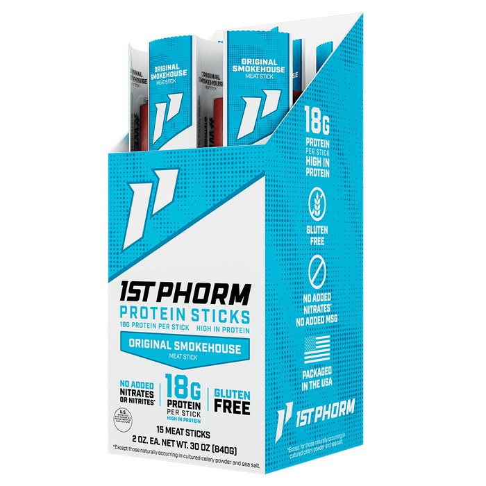 1st Phorm Protein Sticks beef and pork meat sticks